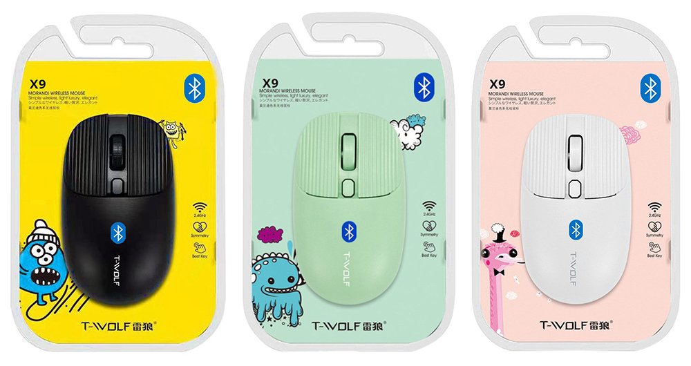 T-Wolf X9 Kablosuz Bluetooth Mouse