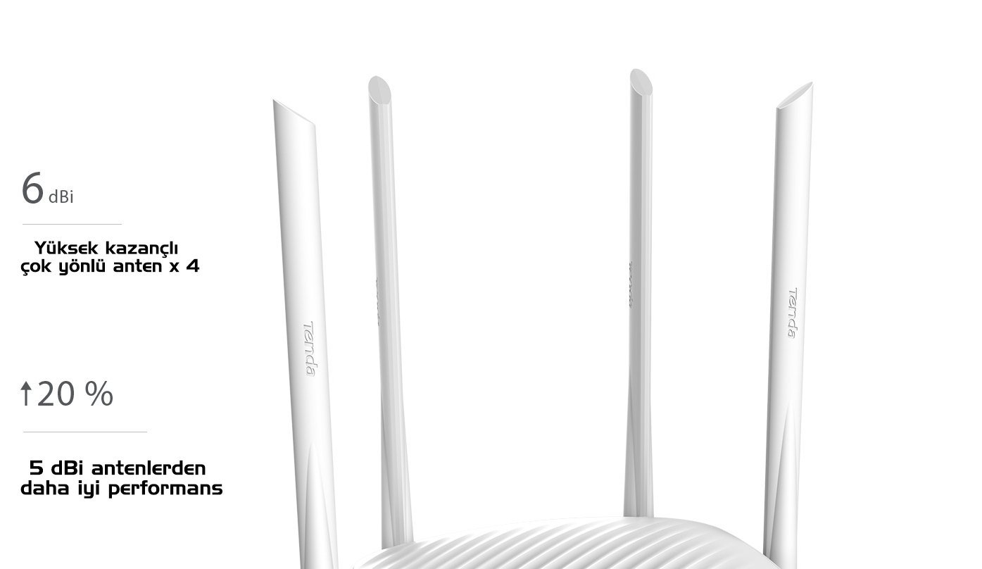 Tenda F9 600 Mbps 4 portlu router