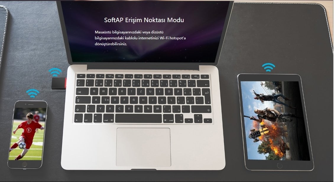 Tenda U3 300 Mbps Mini Usb Wireless Adaptör İçerik