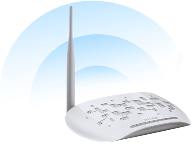 TP-Link TD-W8951ND 150 Mbps Kablosuz 4 Port Modem Router