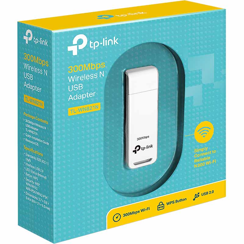 Tp-Link TL-WN821N 300 Mbps Wireless Adaptör