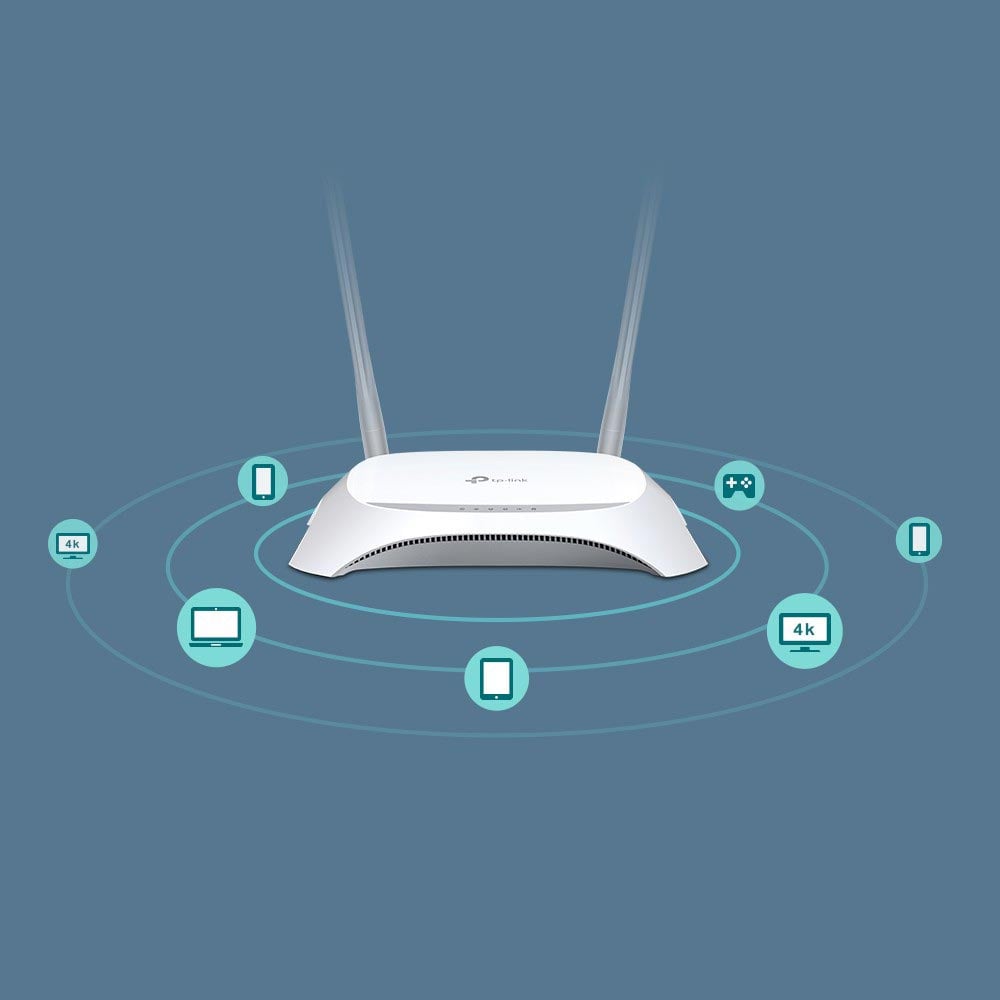 Tp-Link TL-WR840N 300 Mbps 4 Port Router Access Point