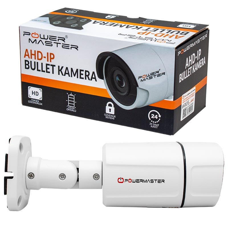 Powermaster 2 MP 3.6 MM Lens 36 Irled 60'lı Metal Kasa Bullet Kamera 330+2003xm