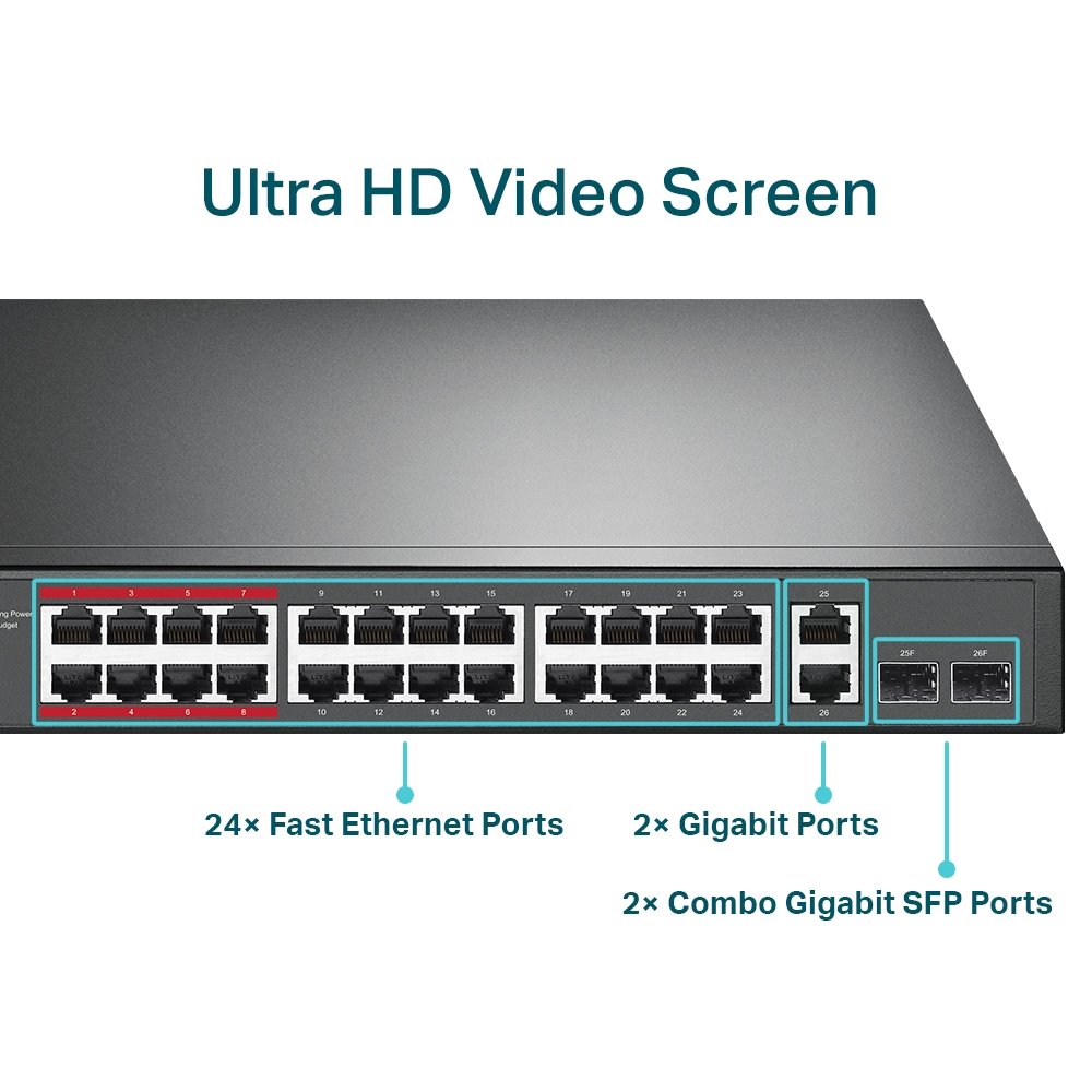 TP-Link TL-SL1226P Poe Switch