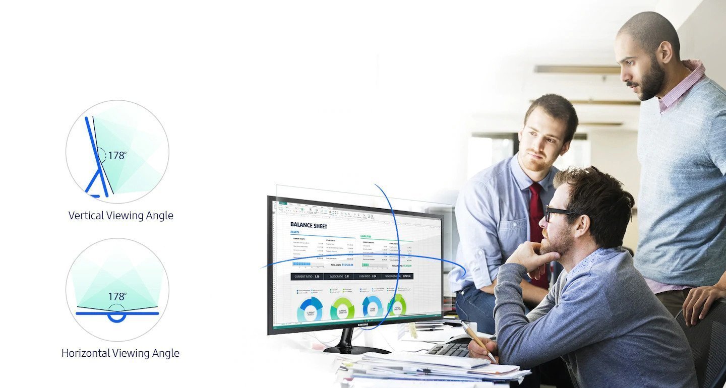Samsung LS24F350FHMXUF 23.5'' 1920X1080 4MS 72HZ (HDMI+VGA) Freesync Full HD Monitör