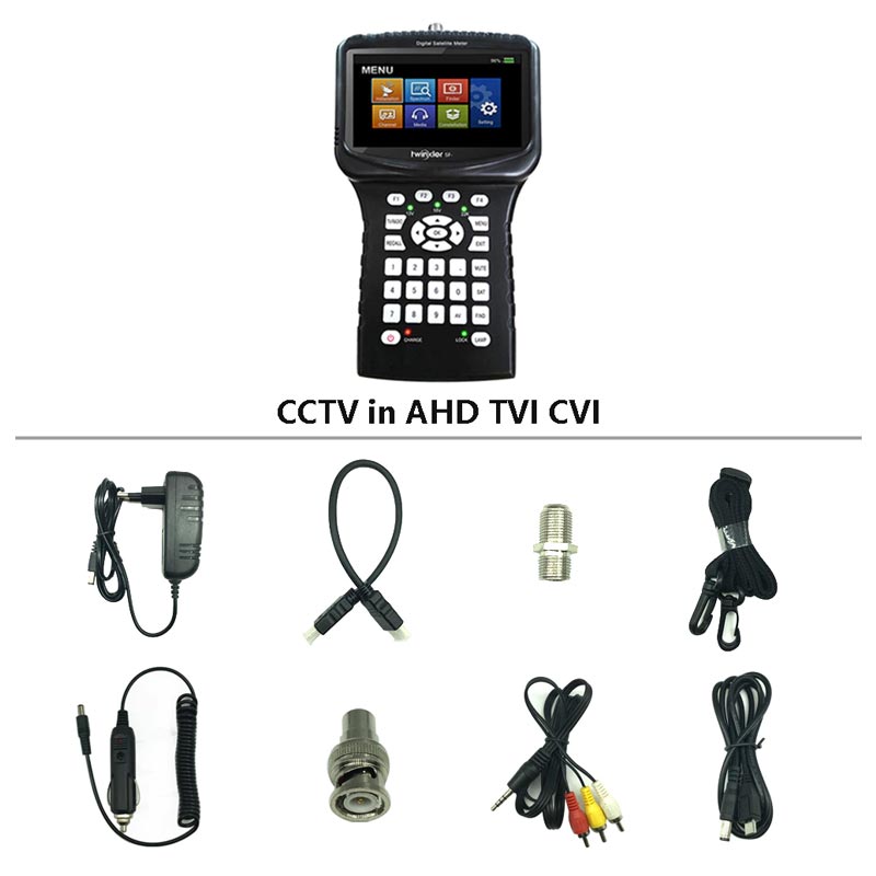 Twinkler SF-620S 4.3'' Ekranlı HD Uydu Yön Bulucu + CCTV Kamera Test Cihazı