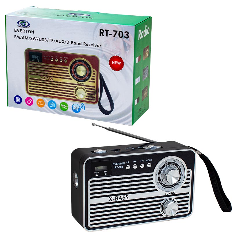 Everton RT-703BT USB/SD/FM/AUX Destekli Nostaljik Radyo