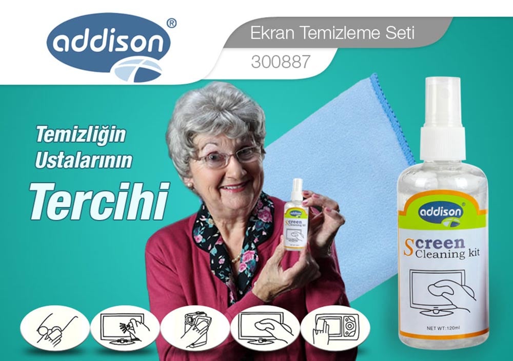 Addison 300887 Lcd Temizleme Seti