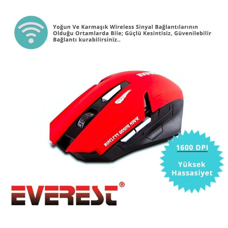 Everest KM-240 Kablsouz Mouse