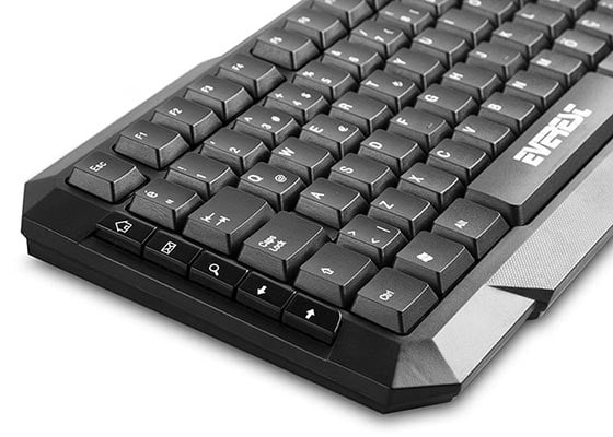 Everest KM-510 Siyah Kablosuz Q Multımedıa Klavye+Mouse Set 