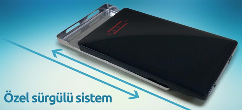 Hiper HD-2025 2.5'' Usb 2.0 Sata HDD Kutusu Deri Kılıf Hediyeli 3