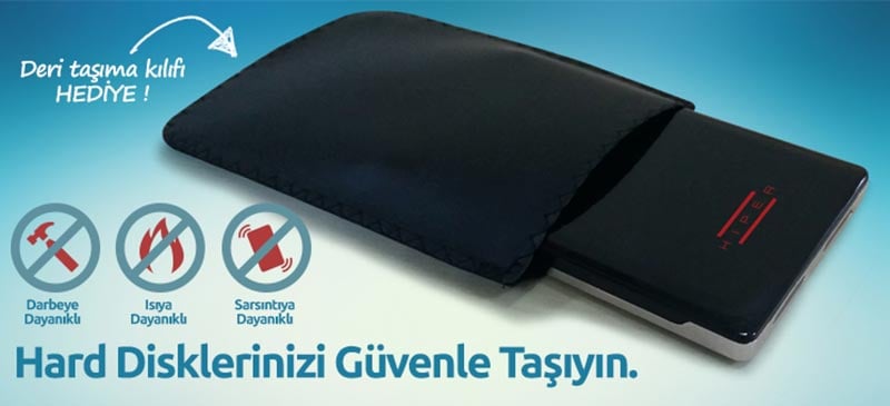 Hiper HD-2025 2.5'' Usb 2.0 Sata HDD Kutusu Deri Kılıf Hediyeli