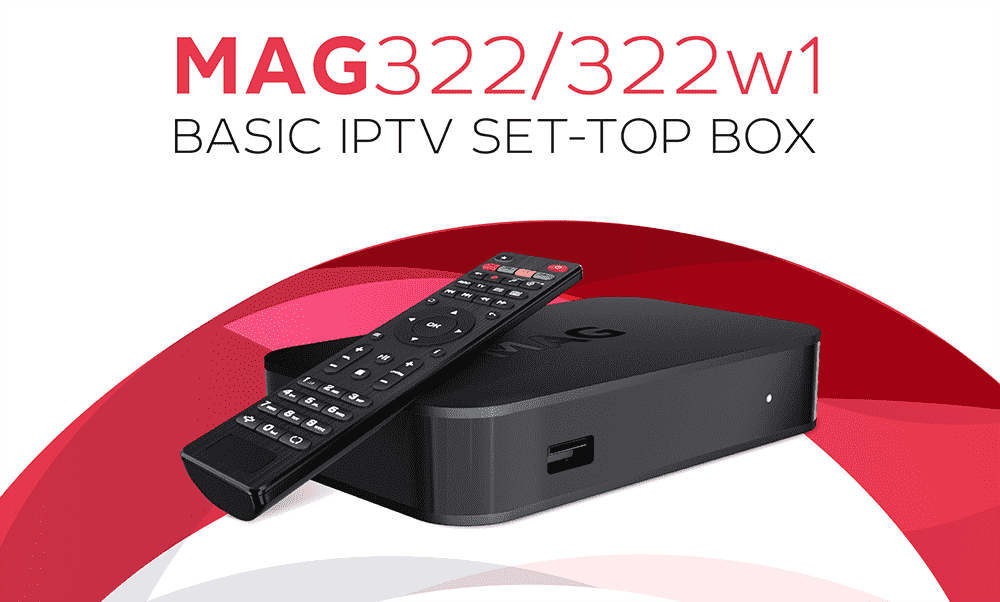 MAG 322w1 iptv set-top box