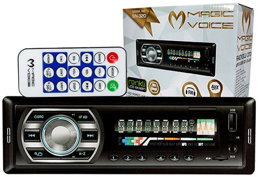 Magic Voice MV-320 Mekaniksiz Oto Teyp İso Soketli