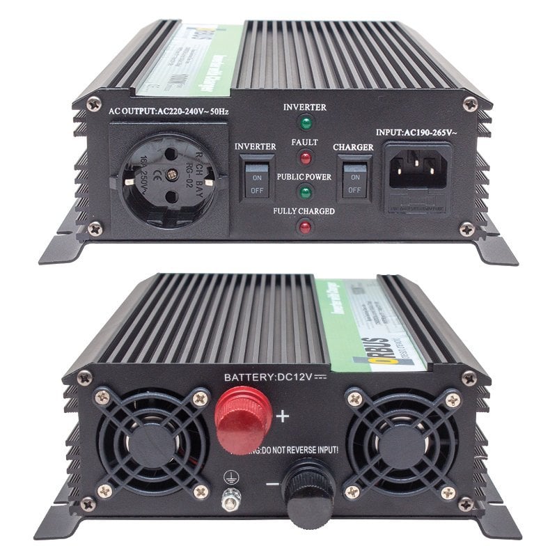 Orbus 12V 1000 Watt Şarjlı İnvertör