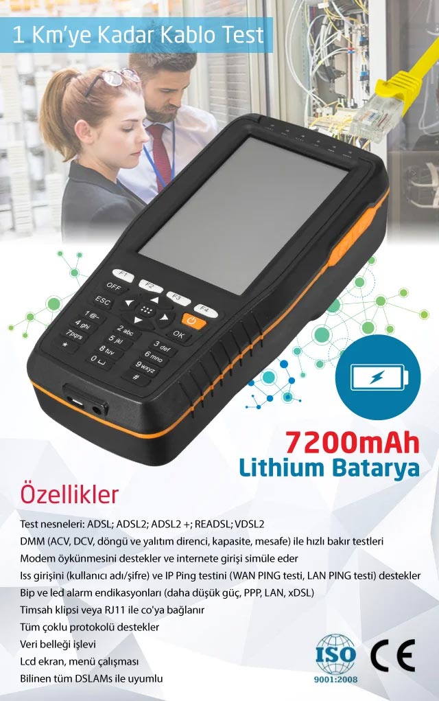Powermaster VDSL Tester Hat Kontrol Cihazı