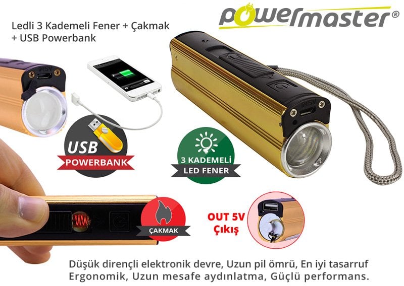 Powermaster Ledli Fener WA001