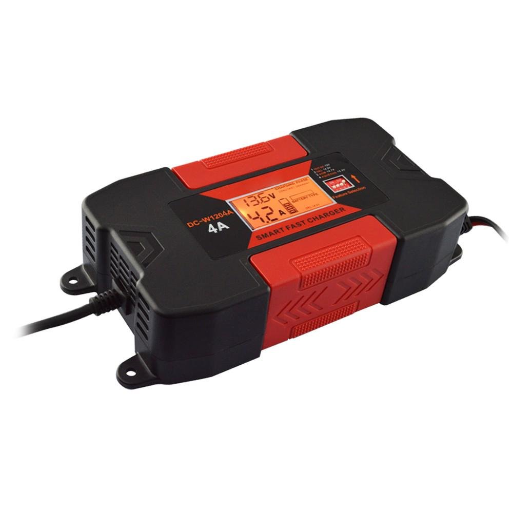 Suoer DC-W1204A 12-15.3 Volt 4 Amper Akıllı Akü Şarj Cihazı
