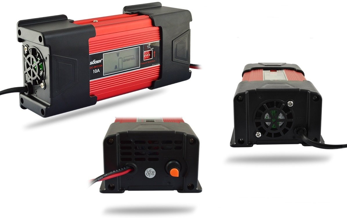 Suoer DC-W1210A 12-15.3 Volt 10 Amper Akıllı Akü Şarj Cihazı