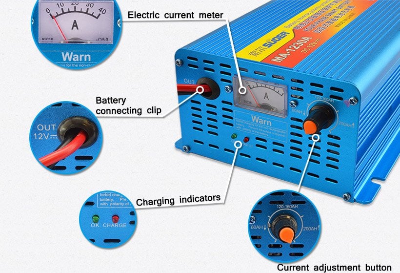 Suoer MA-1230A 12V 30A Akıllı Akü Şarj Cihazı