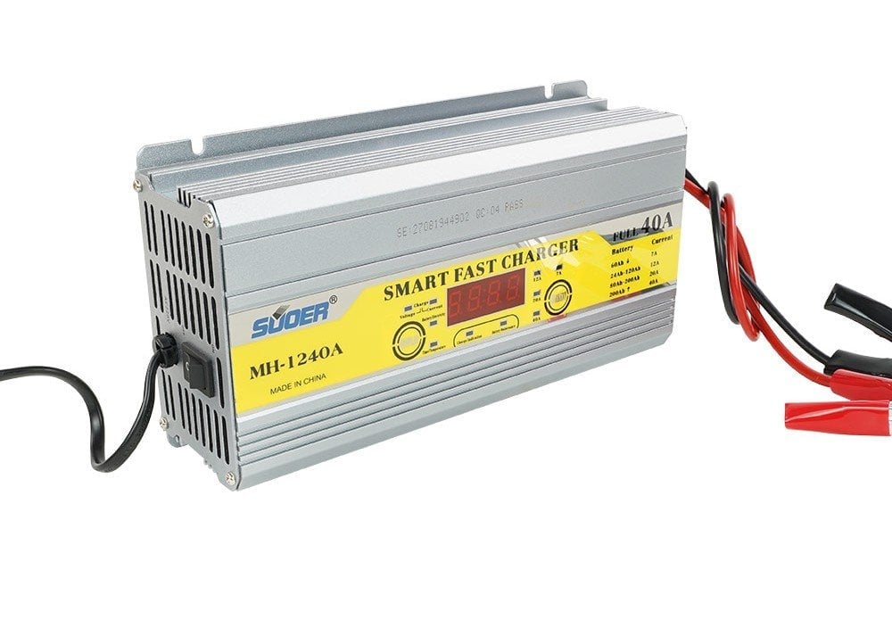 Suoer MH-1240A 12V Max 40A Akıllı Akü Şarj Cihazı