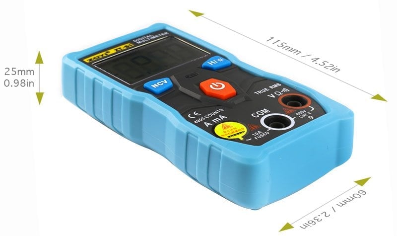 Zoyi ZT-S1 Otomatik Akım Voltaj Ölçer Dijital Multimetre (Avometre)