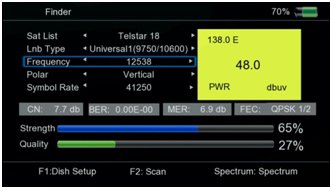 Magbox HD-3240 Görüntülü HD Uydu Bulucu-AHD Kamera Test Cihazı