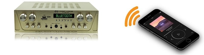 Magicvoice MV-108BT 4x80W USB-SD-Bluetooth Trafosuz Anfi