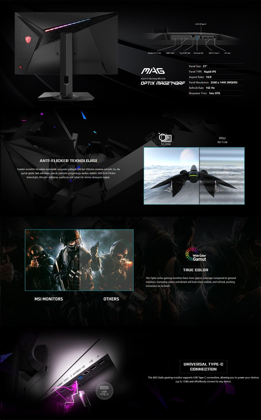 Msi Gaming Monitörü
