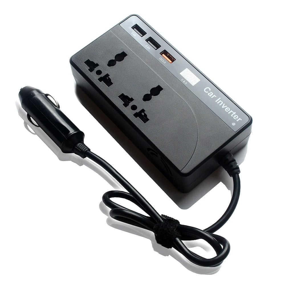 Powermaster CZ02/12V-24V 12-24 Volt 200 Watt 4 Usb + Type-C Girişli Araç Power İnverter