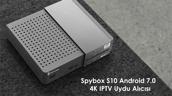 Spybox S10 Android 7.0 4K IPTV Uydu Alıcısı