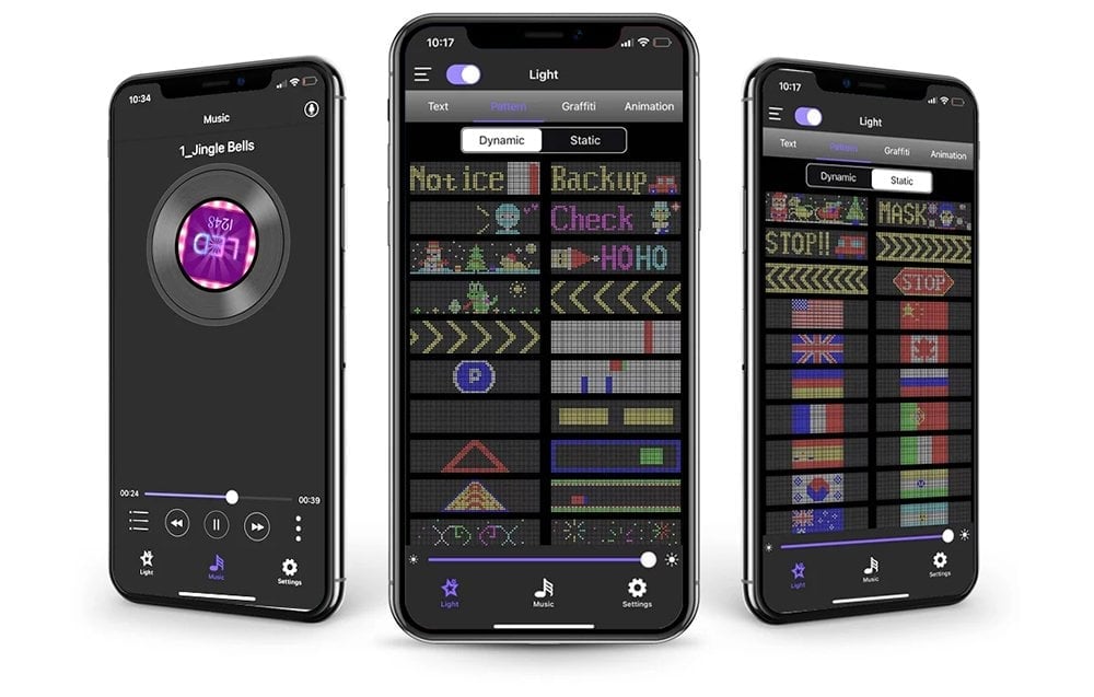 POWERMASTER PM-23820 7x17cm USB’li Kayan Yazı Led Tabela