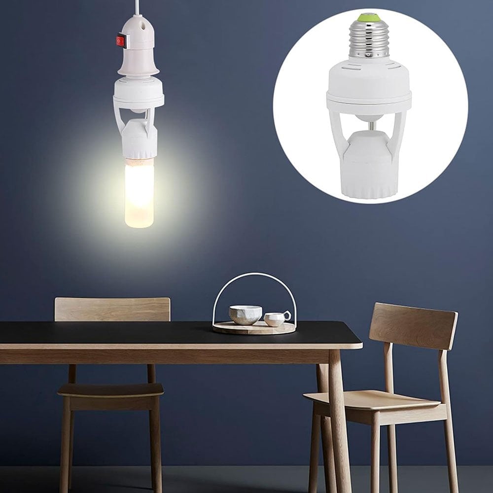 Powermaster E27 Hareket Sensörlü Lamba Tutucu 110-240Volt 60Watt