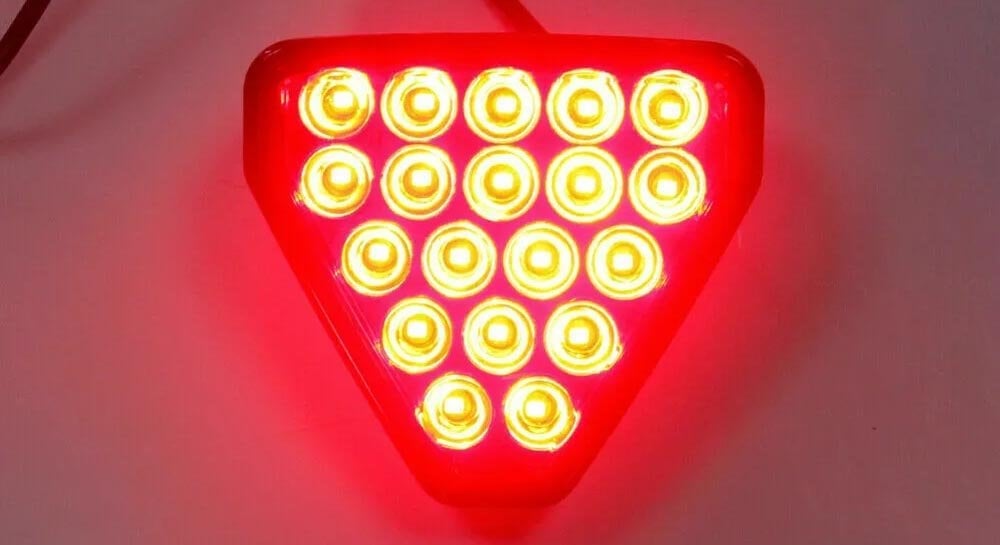 Powermaster PM-22742 2W 0.8A Üçgen Araç Çakarlı F1 Stop Lambası