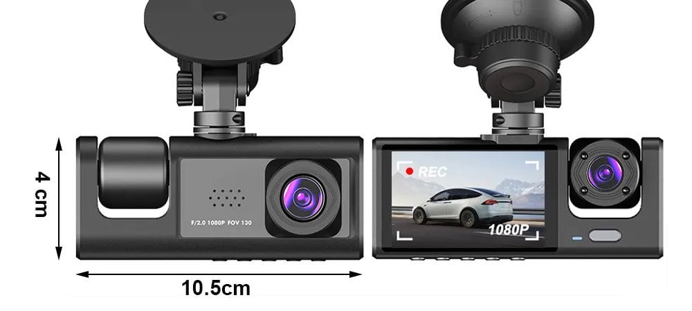 S1 3 Kameralı 2'' Hd Araç İçi Dash Kamera Özellikleri