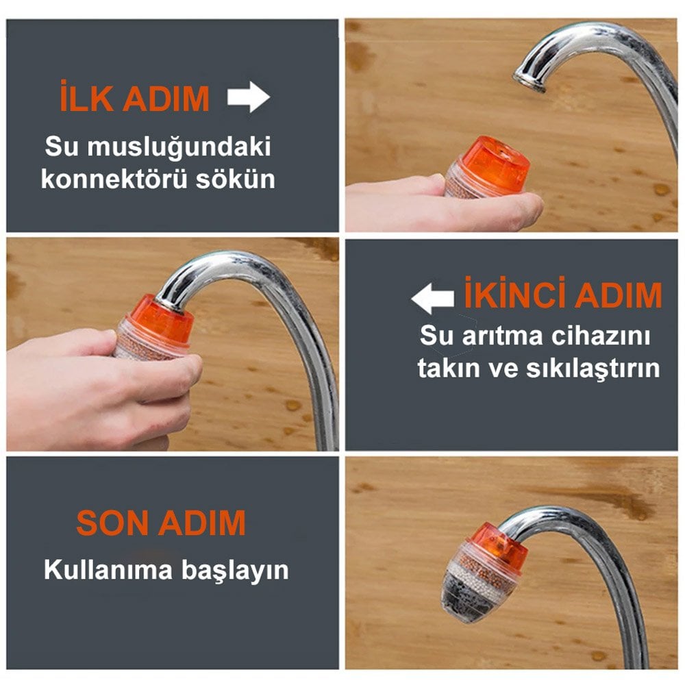 Sunup 5 Katmanlı Aktif Karbon Su Arıtma Aparatı