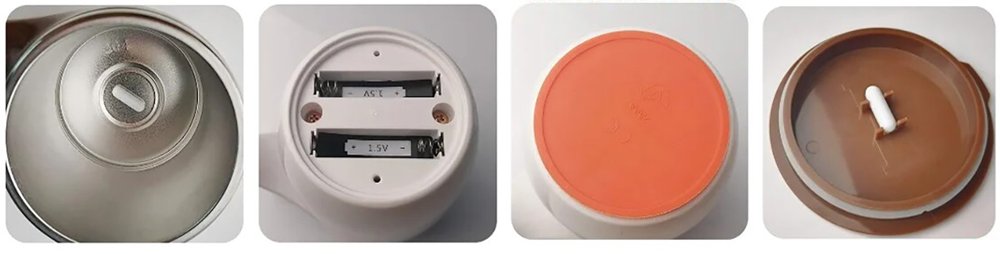 Sunup Paslanmaz Çelik Pilli Otomatik Kahve Karıştırıcı Kupa