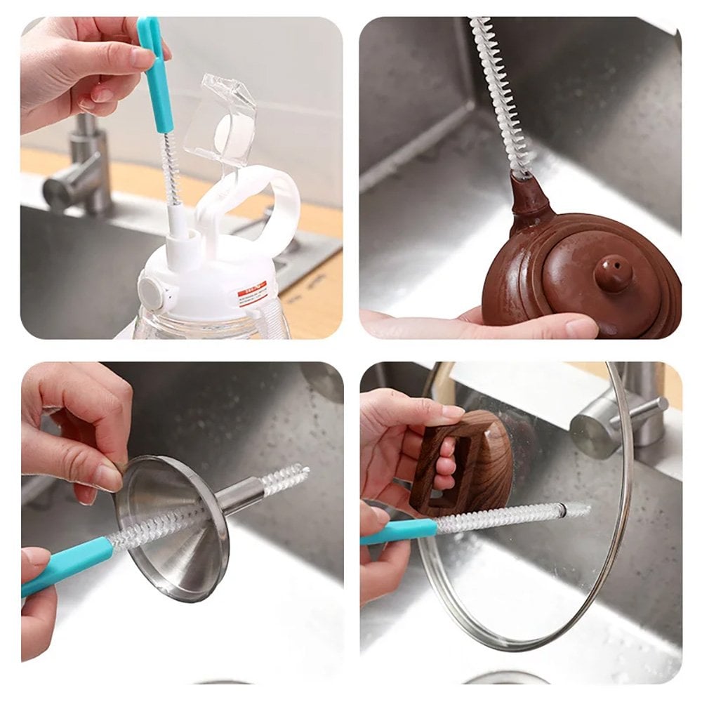 Sunup Uzun Esnek Boru Tipi Lavabo Temizleme Fırçası
