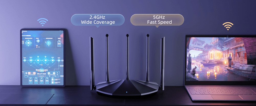 Tenda RX2 Pro Dual-Band Gigabit Wi-Fi 6 Router