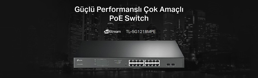 Tp-Link Tl-Sg1218mpe 16 Port+ 2sfp Rackmount 10/100/1000 Mbps 192 Watt Poe Gigabit Switch