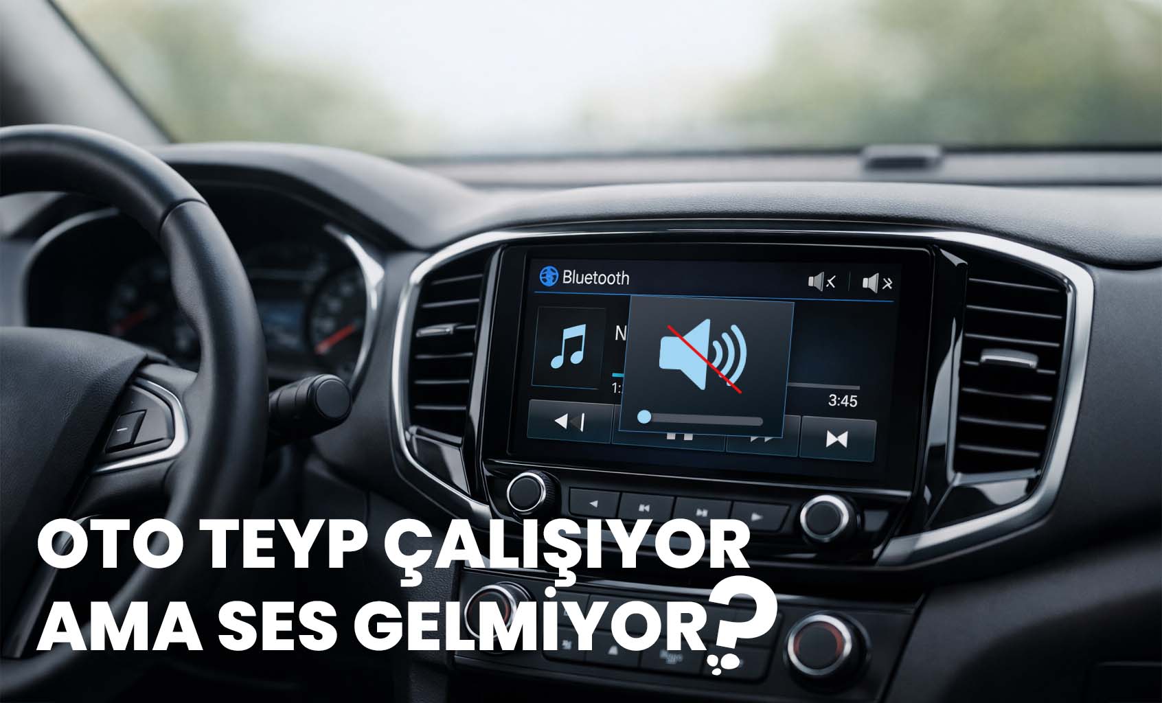 Oto Teyp Çalışıyor Ses Gelmiyor