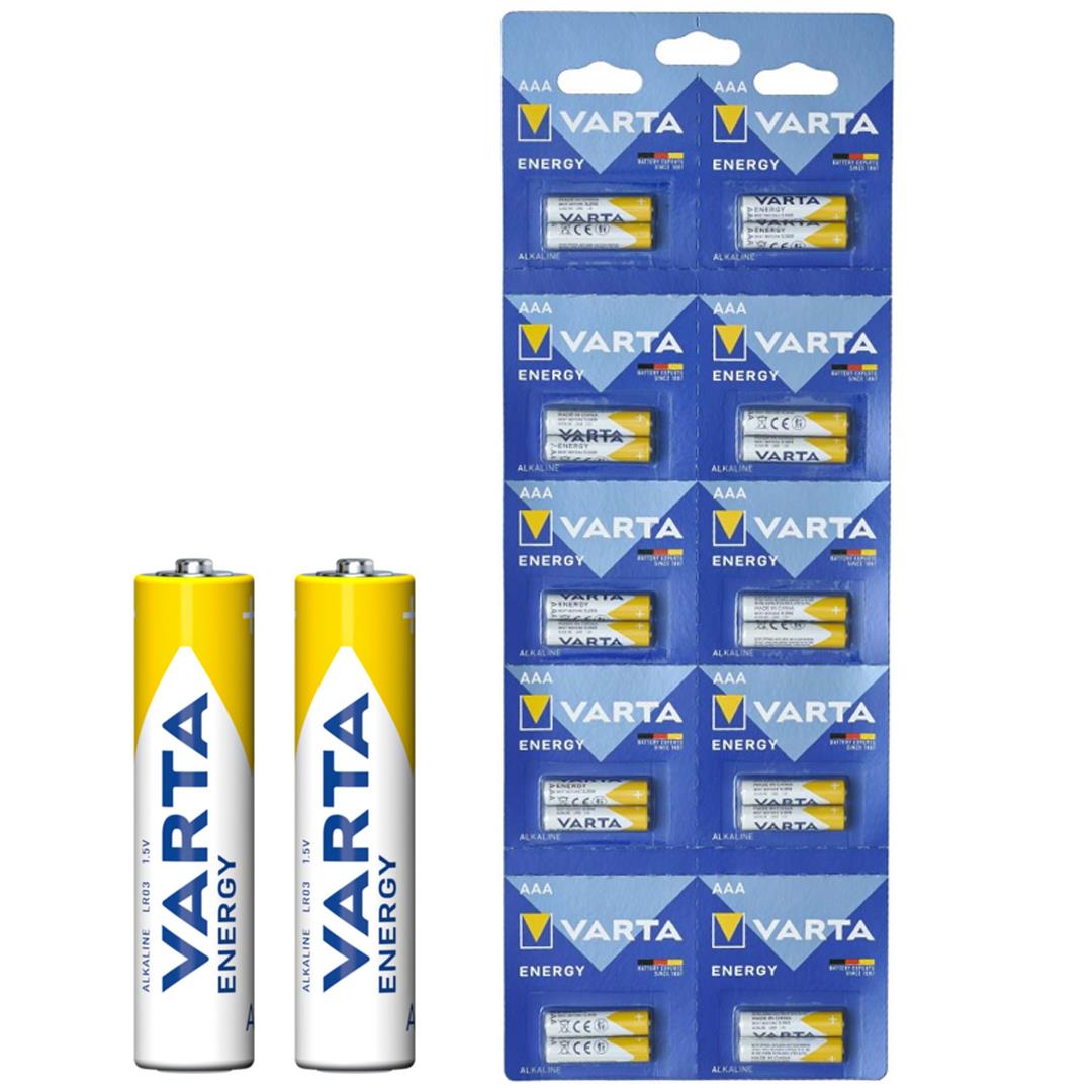 VARTA AAA İNCE PİL (20'Lİ KARTELA PAKET FİYATI) Fiyatı - Merter Elektronik