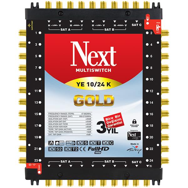 10*24 KASKATLI UYDU SANTRALİ NEXT