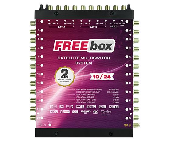 10*24 SONLU UYDU SANTRALİ FREEBOX