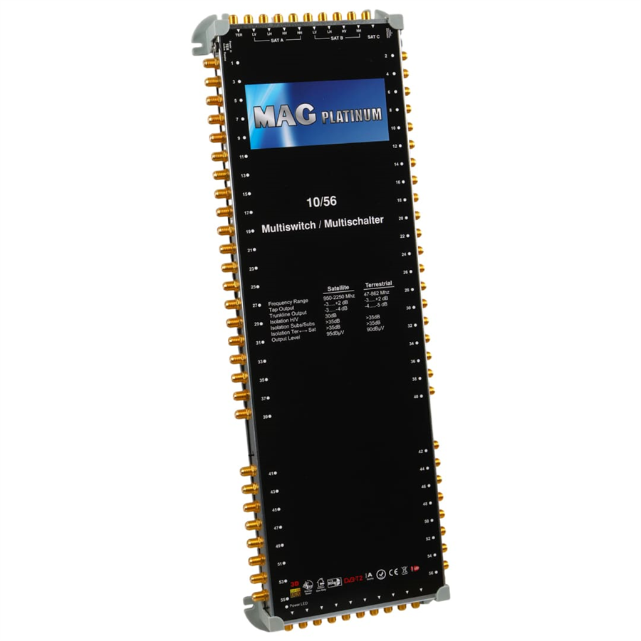 10*52 Sonlu/Kaskatlı Swıtchlı Uydu Santrali Mag Platınum Fiyatı - Merter Elektronik