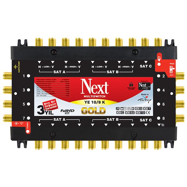 10*8 KASKATLI UYDU SANTRALİ NEXT