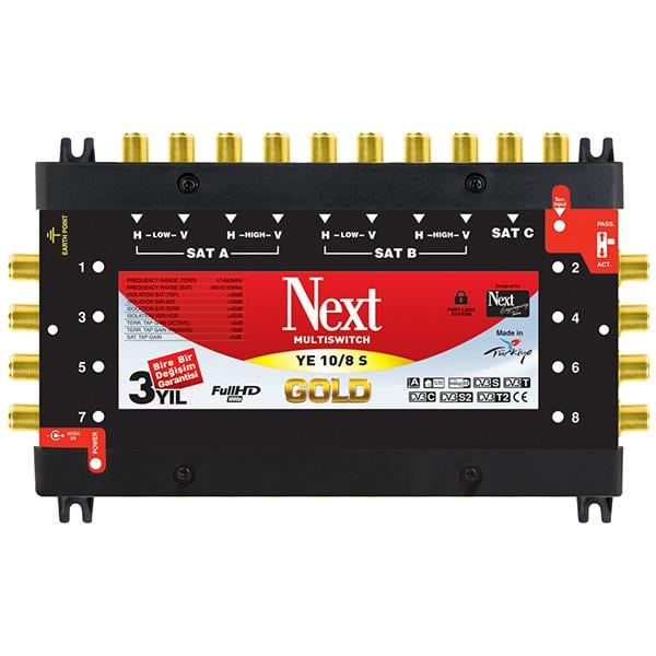 10*8 SONLU UYDU SANTRALİ NEXT