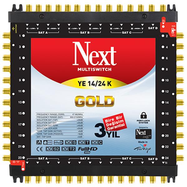 14*24 KASKATLI UYDU SANTRALİ NEXT