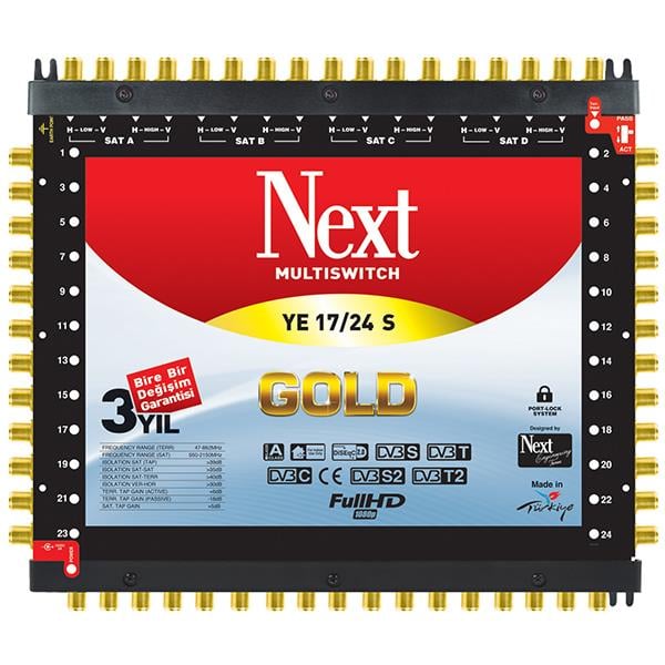 17*24 SONLU UYDU SANTRALİ NEXT