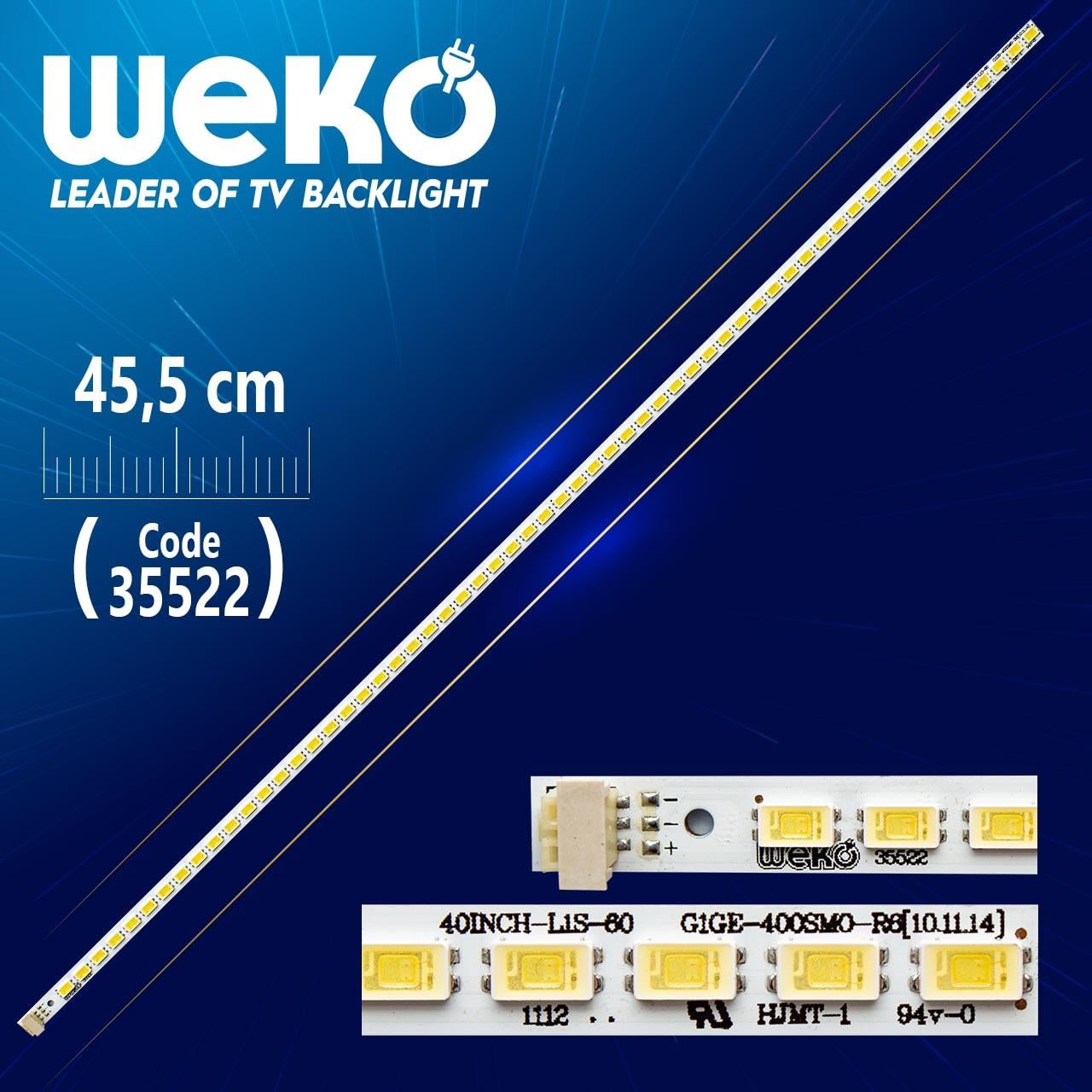 40INCH-L1S-60 - G1GE-400SM0-R6 - 60 LEDLİ 45.5 CM - (WK-128)